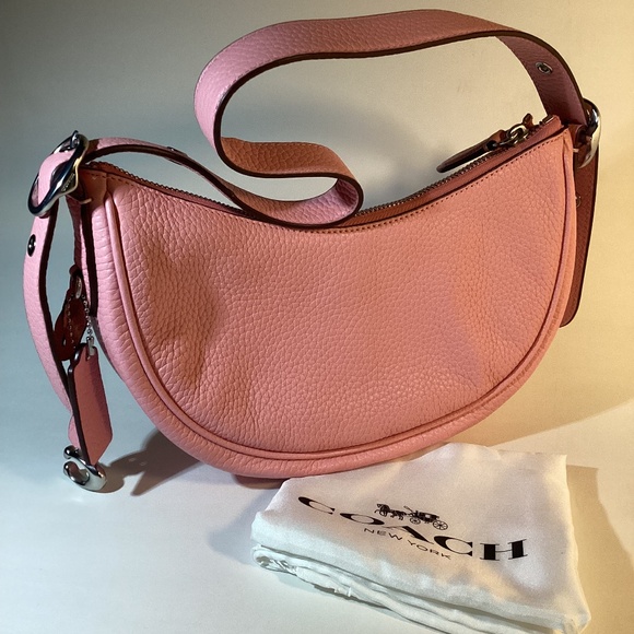 Coach Soft Pebble Leather Luna Shoulder Bag - Picture 1 of 1
